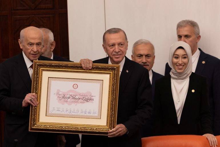 أردوغان يؤدي اليمين أمام البرلمان لفترة رئاسية جديدة