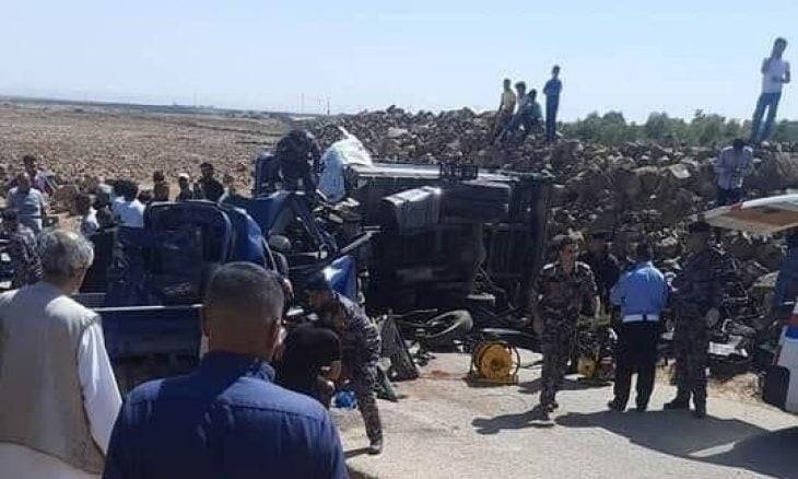 9 قتلى و13 إصابة بحادث سير مروع في الأردن