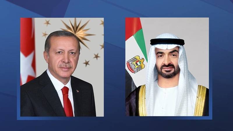 إستقبله اردوغان... رئيس دولة الإمارات في تركيا في زيارة عمل