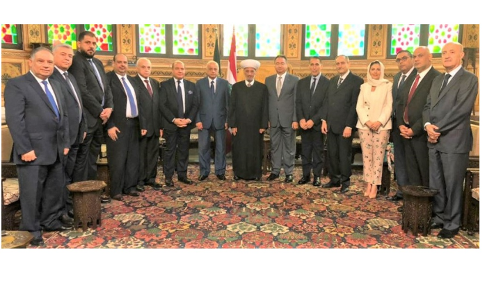دريان استقبل الهيئة الادارية الجديدة لاتحاد جمعيات العائلات البيروتية