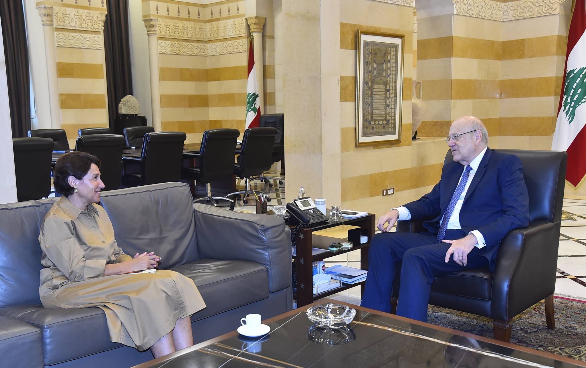 غريو بحثت في الزيارة
المرتقبة لـ لودريان