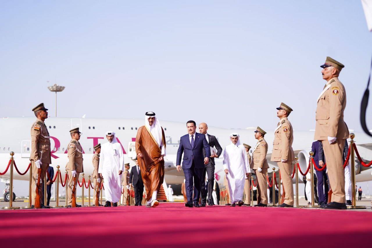 أمير قطر يصل الى العراق في زيارة رسمية