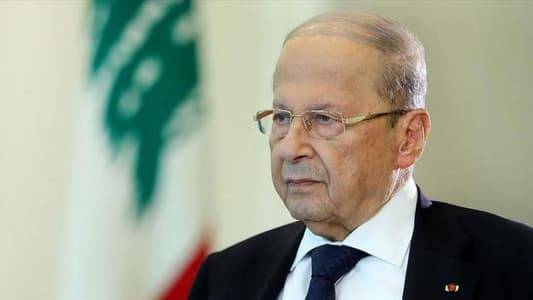 عون لبوريل: نرفض أن يدفع لبنان الثمن