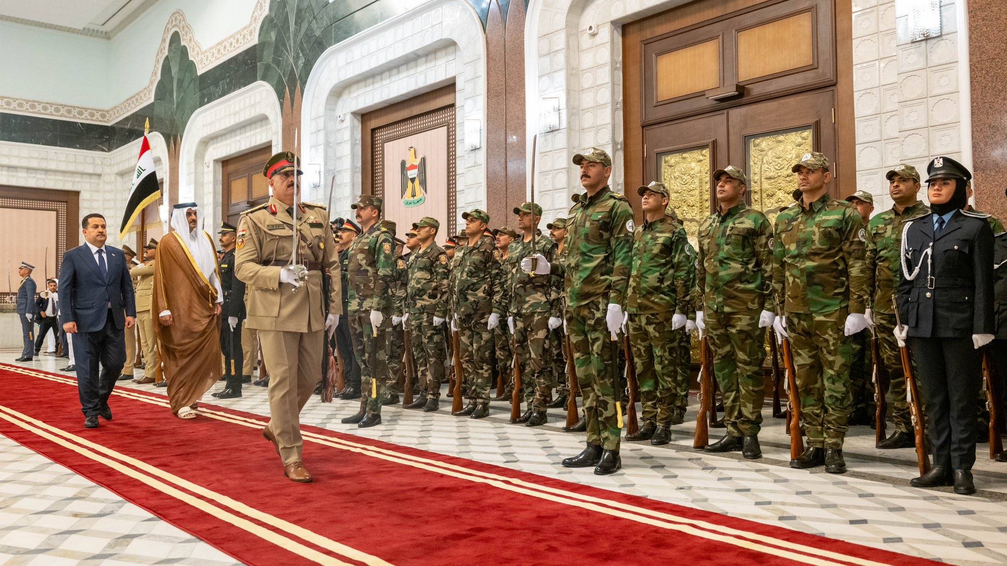 هذا ما أعلنه أمير قطر من بغداد