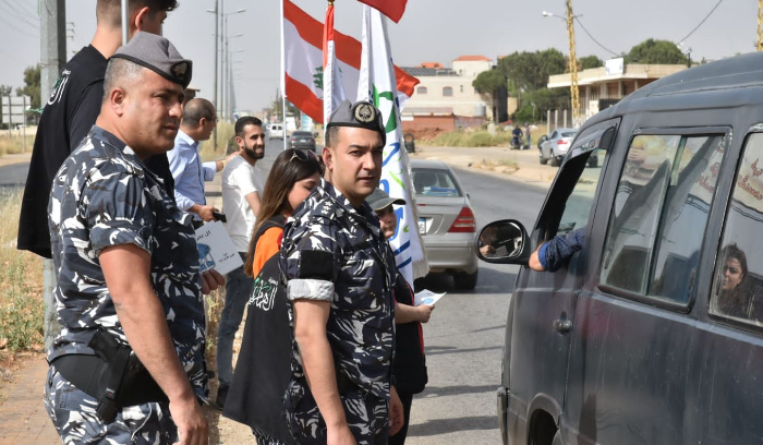 حواجز محبّة لجمعية" الهمام"
بالتعاون مع قوى الأمن في عيدهم