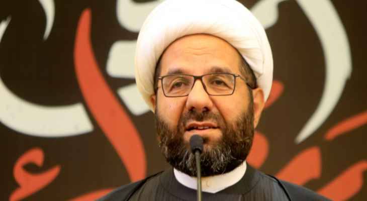 دعموش: الحوار والتوافق هما السبيل الوحيد لحل الأزمة