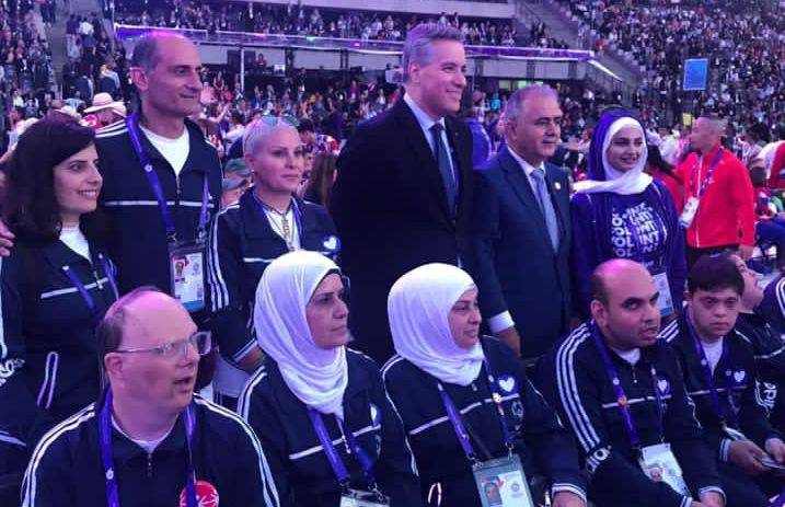 لبنان يشارك بافتتاح دورة الألعاب العالمية للأولمبياد الخاص بمواكبة السفير اديب