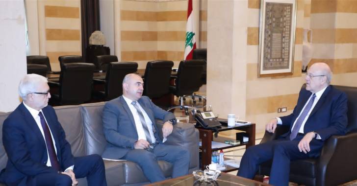 ميقاتي اطلع من شركة "توتال لبنان" على أعمال
حفر البئر الاستكشافيّة في الرقعة النفطيّة رقم 9