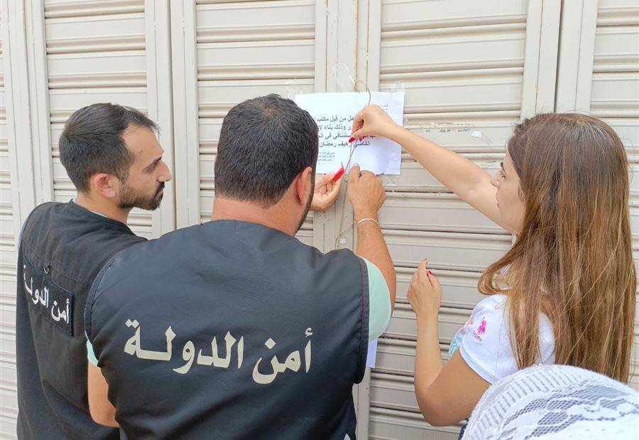 اربعة محاضر ضبط واقفال معمل بالشمع الاحمر حصيلة جولة مصلحة الاقتصاد في الجنوب