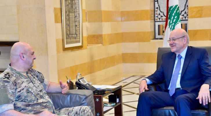 الأوضاع الأمنية محور لقاء ميقاتي وقائد الجيش