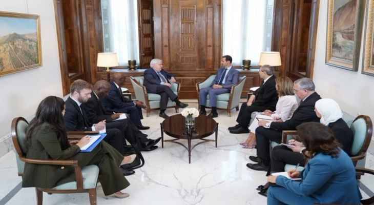 الأسد: عودة اللاجئين السوريين هدف رئيسي لنا