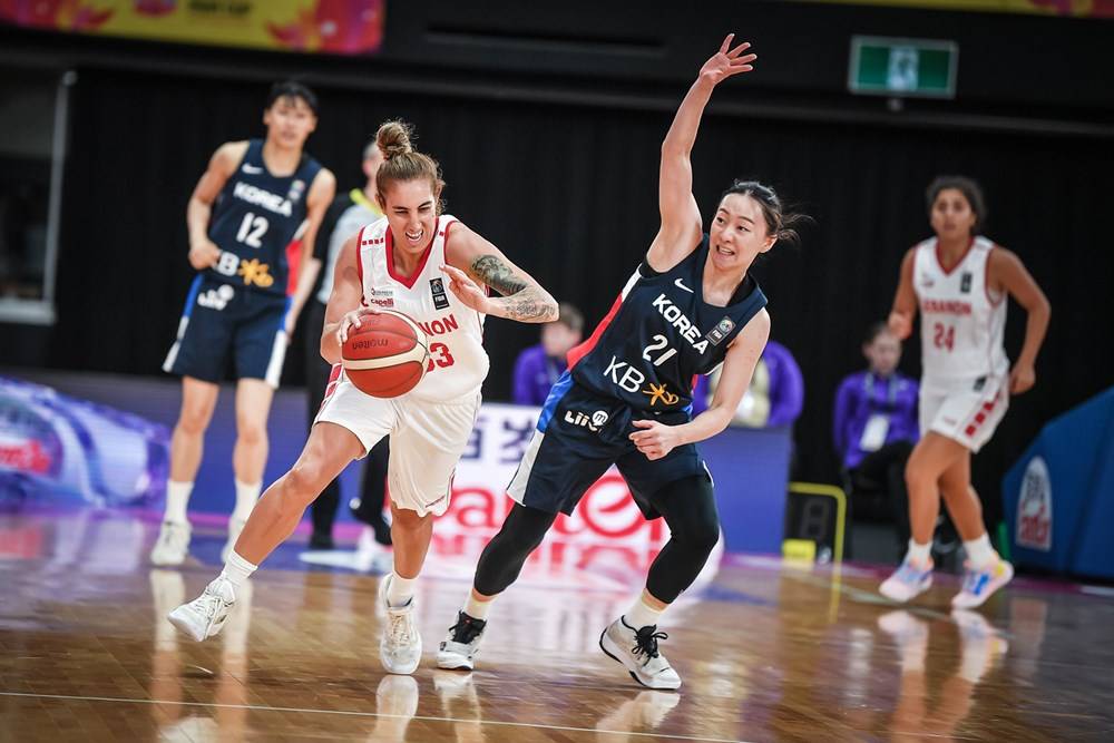 كأس آسيا للسيدات في كرة السلة
فوز كوريا الجنوبية على لبنان (76-54)