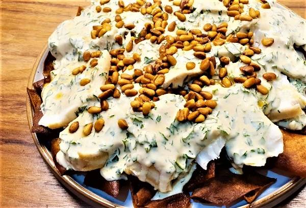 طريقة عمل فتة السمك