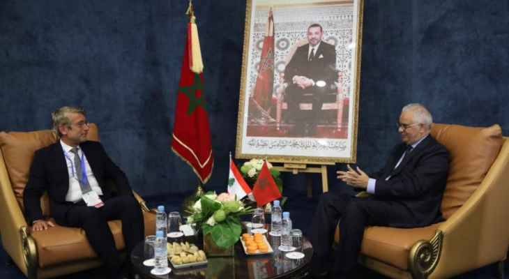 فياض بحث امكانية توقيع مذكرة تفاهم
مع المغرب لتنمية ودعم قطاع المياه