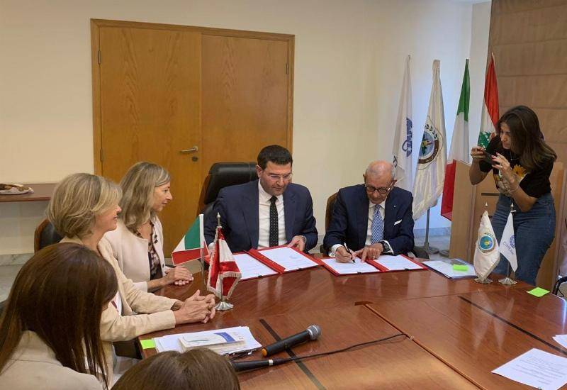 وزير الزراعة وقع اتفاقية لتاسيس مقر في لبنان
للمركز الدولي للدراسات الزراعية العليا