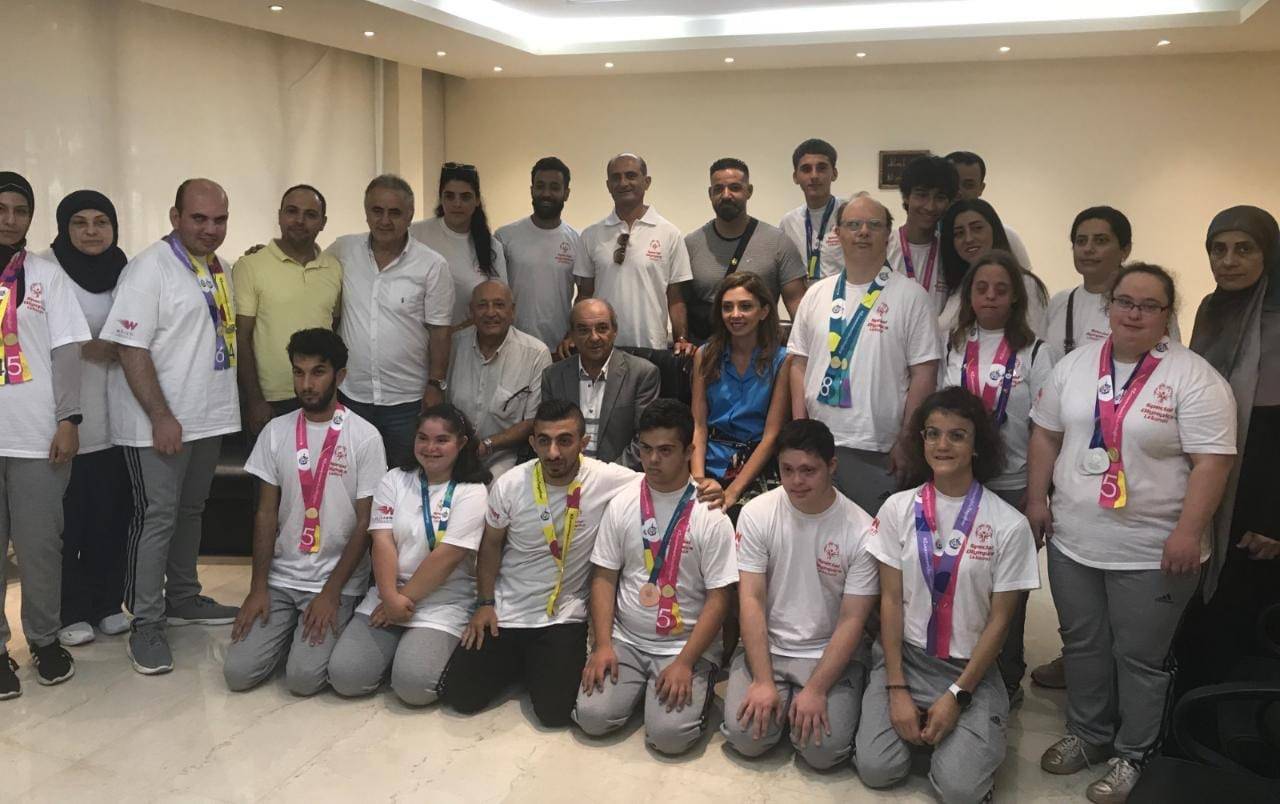 كلاس يستقبل الأولمبياد الخاص اللبناني
ويثمن انجازه في الالعاب العالمية