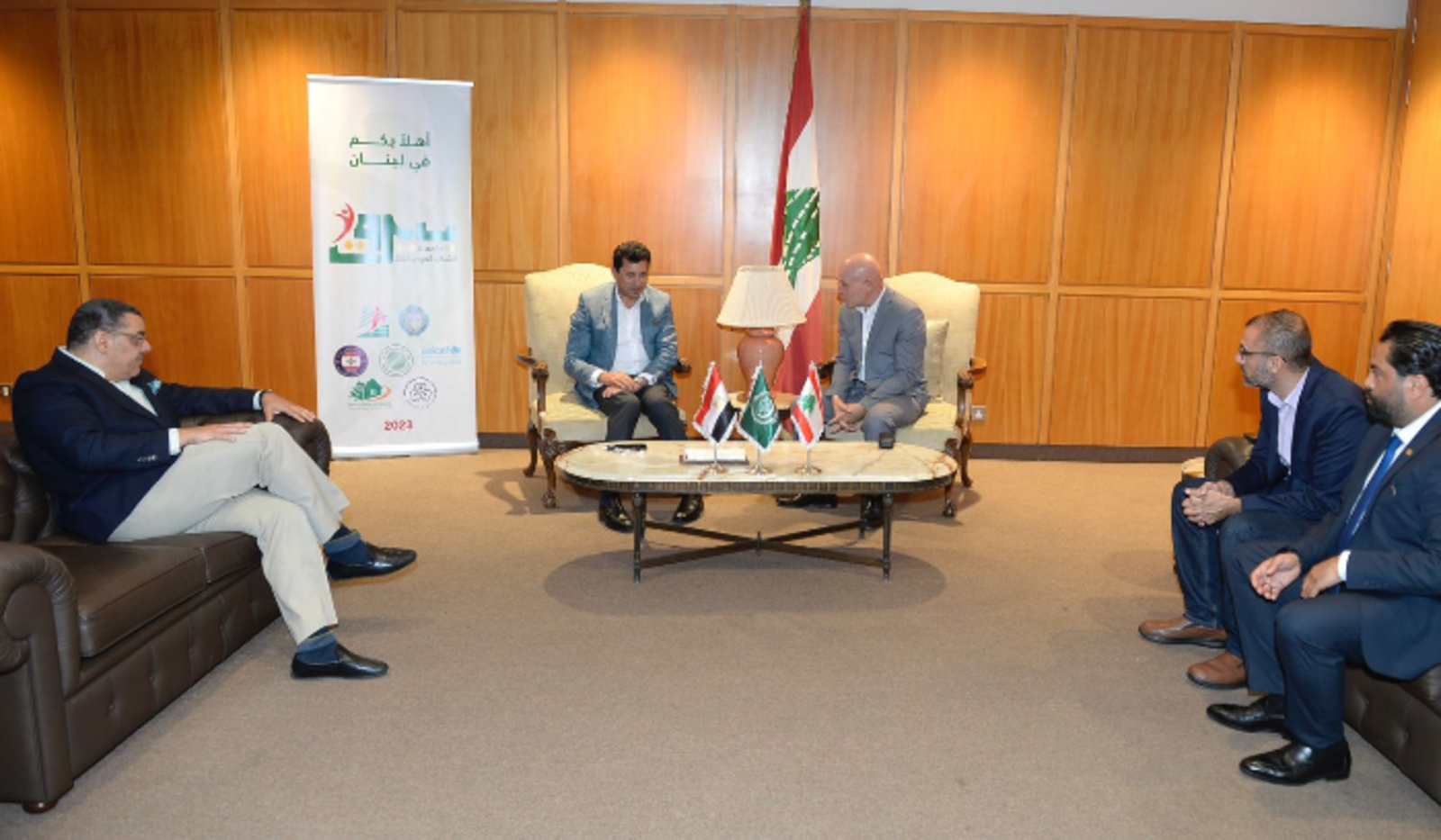 وزير الشباب المصري: ندعم لبنان في استضافته لفعاليات "بيروت عاصمة الشباب العربي لعام 2023"