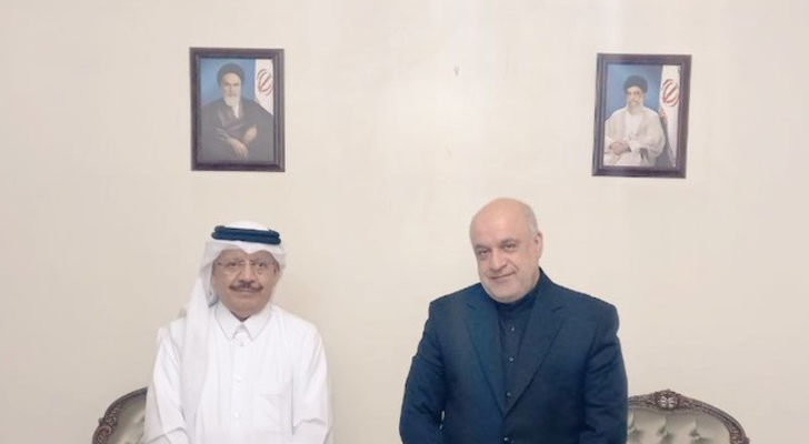 سفير ايران اعلن لقاءه نظيره القطري: تحدثنا عن التواصل الأخوي