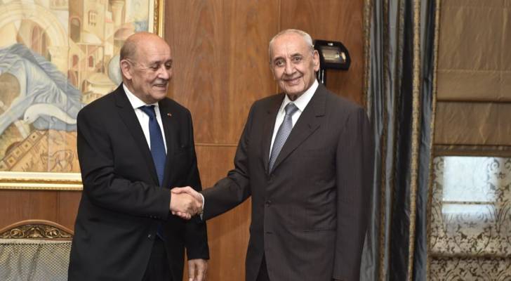 لودريان ينقل رسائل "اللقاء الخماسي"... ويؤكد دعم باريس للتوافق الداخلي