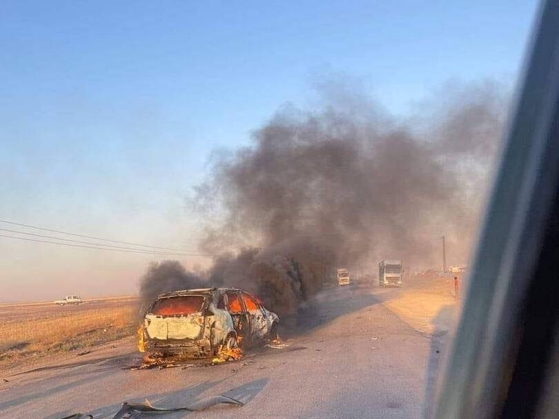 قتيل و3 جرحى بانفجار سيارة في القامشلي