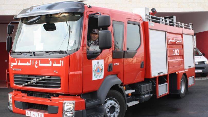 شهيد و3 جرحى للدفاع المدني أثناء إخماد حريق على طريق المطار