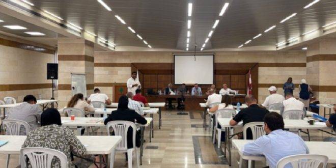 اجراء إلامتحانات الخطية للترفع إلى الجدول العام في نقابة المحامين في طرابلس