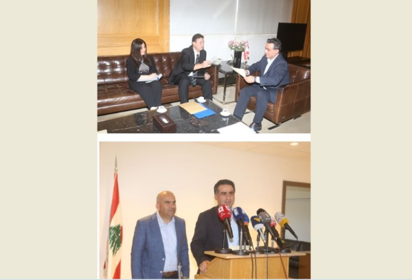 حميه تسلم كتاب نظيره السوري حول تخفيض رسوم
الترانزيت للشاحنات اللبنانية بمقدار خمسين في المائة