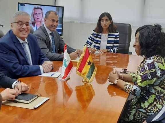 وزيرة خارجيّة غانا بحثت مع بري
وبو حبيب ومولوي العلاقات الثنائيّة