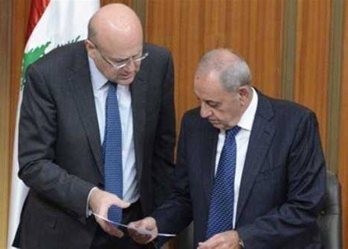 ميقاتي يصطدم بقرار حاسم من بري ومنصوري