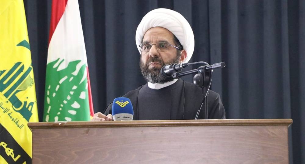 دعموش: المقاومة حريصة على وحدة البلد ولن نسمح للحاقدين أن يأخذوه نحو الفتنة