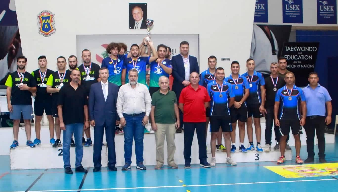 الأهلي صيدا بطل لبنان في كرة الطاولة
بعد سلسلة نهائية مثيرة مع غزير