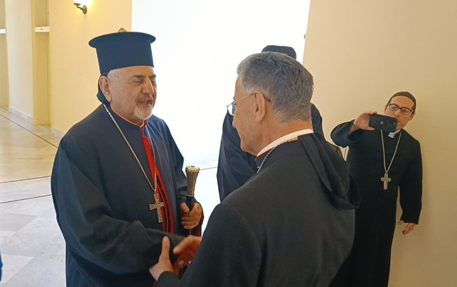 البطريرك الماروني بحث مع يونان 
كيفيّة دعم الوجود المسيحي بالمنطقة