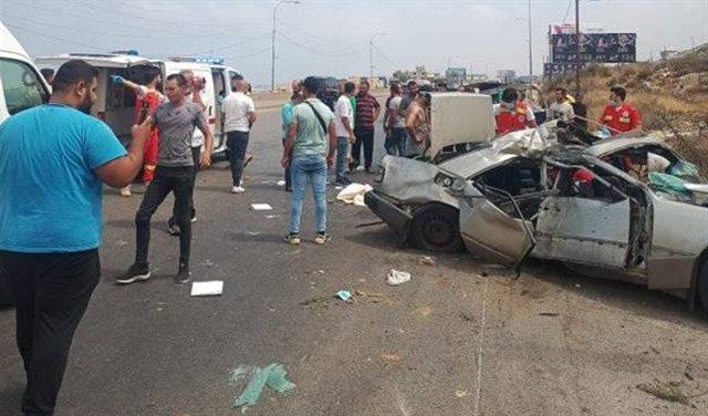 حادث مأساوي يودي بحياة 4 أشخاص على أوتوستراد القلمون!