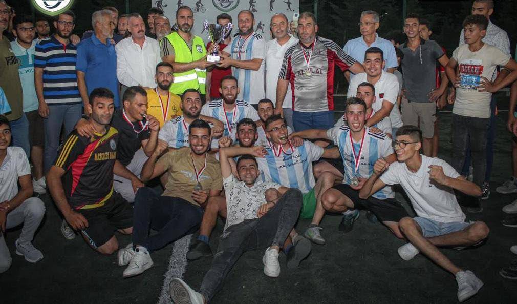 مزرعة بلدة بطلة دورة عندقت
بفوزها على عيدمون (7-5)