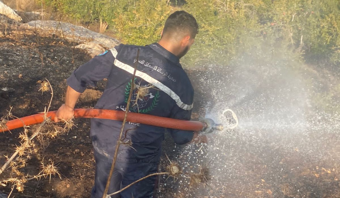 حريقان في الرميلة وجبل البرج