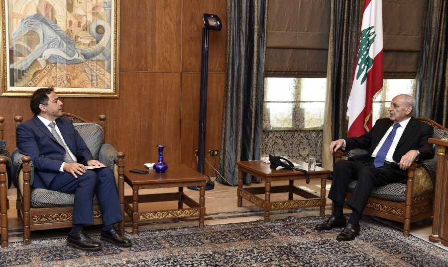 بري التقى سفير الجزائر وكلاوس
وعرض مع منصوري الأوضاع الماليّة
