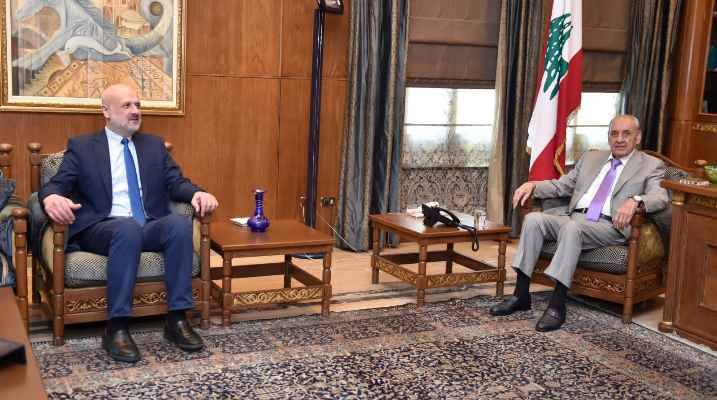 مولوي بعد زيارته بري: النفط سيكون ثروة للبنان واللبنانيين ونتابع التحقيقات بالحوادث الأمنية الأخيرة