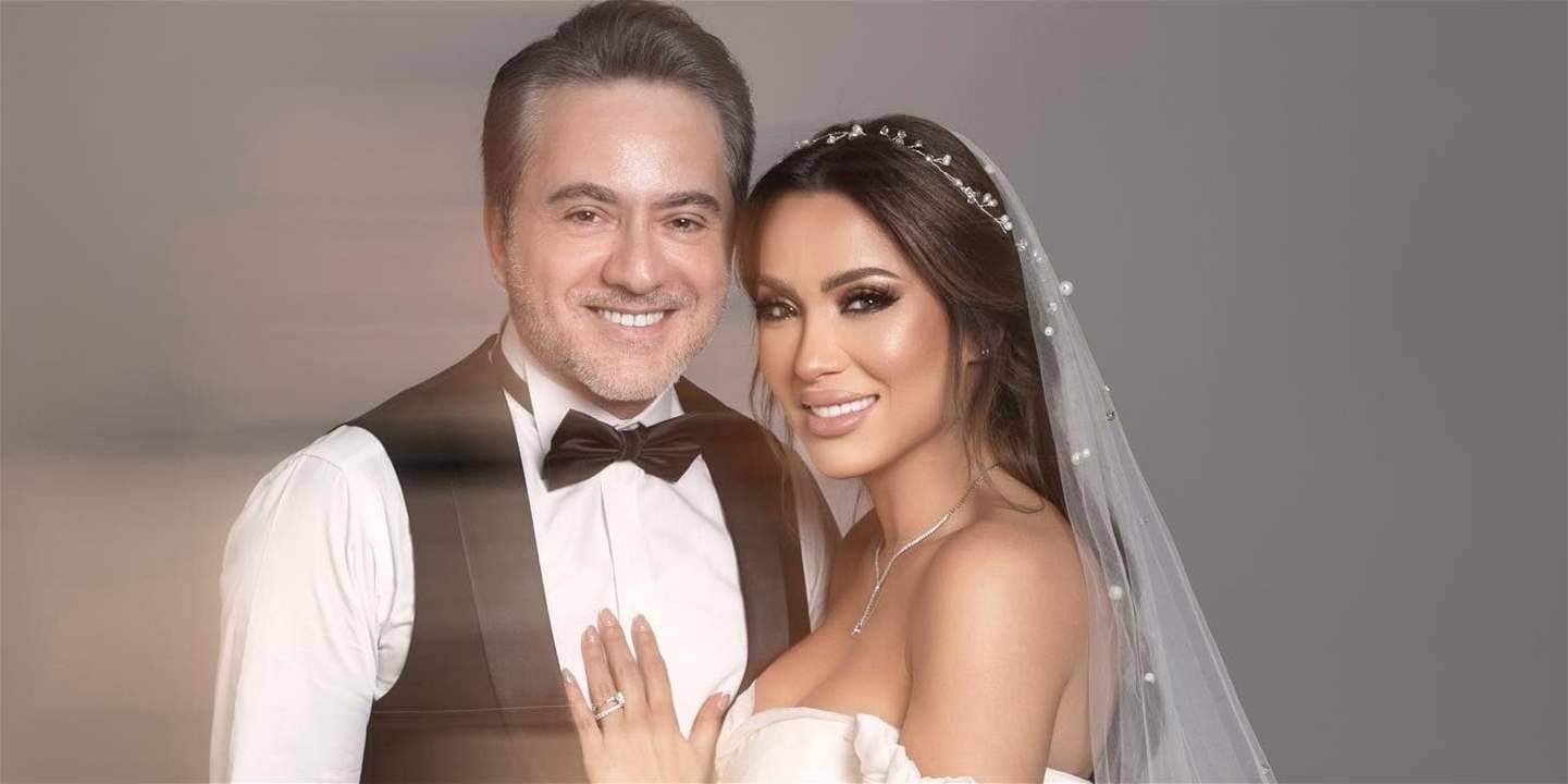 لقطة رومنسية بين مروان خوري وزوجته وهذا ما قالته