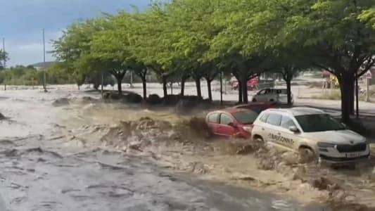 عاصفة تضرب إسبانيا: أضرار جسيمة وتعطّل الملاحة الجوية