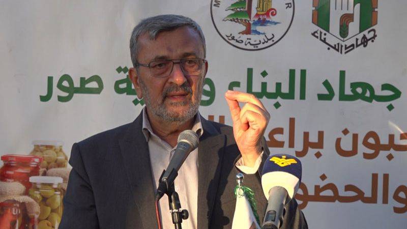 حسن عز الدين: لتلقّف عرض الهبات
من إيران لإنشاء معامل إنتاج الكهرباء