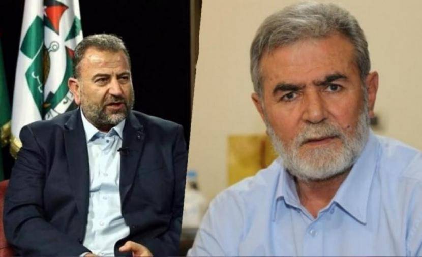 تأكيد "الموقف الثابت للمقاومة بمواجهة العدو".. نصرالله عرض مع نخالة والعاروري لآخر المستجدات