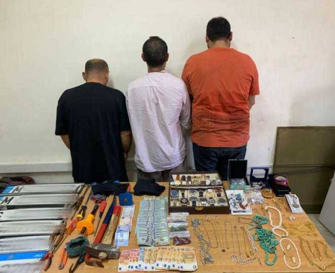 قوى الأمن تضع حداً لعصابة سرقة اقتحمت منزلين في ادما والاشرفية