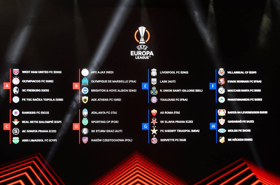 قرعة الـ"يوروبا ليغ": مجموعة في المتناول لليفربول وبرايتون يستهل حملته الأوروبية الأولى أمام أياكس ومارسيليا