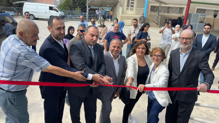 أعمال إعادة التأهيل تساهم في خلق بيئة تعليمية لائقة للأطفال في شمال لبنان
