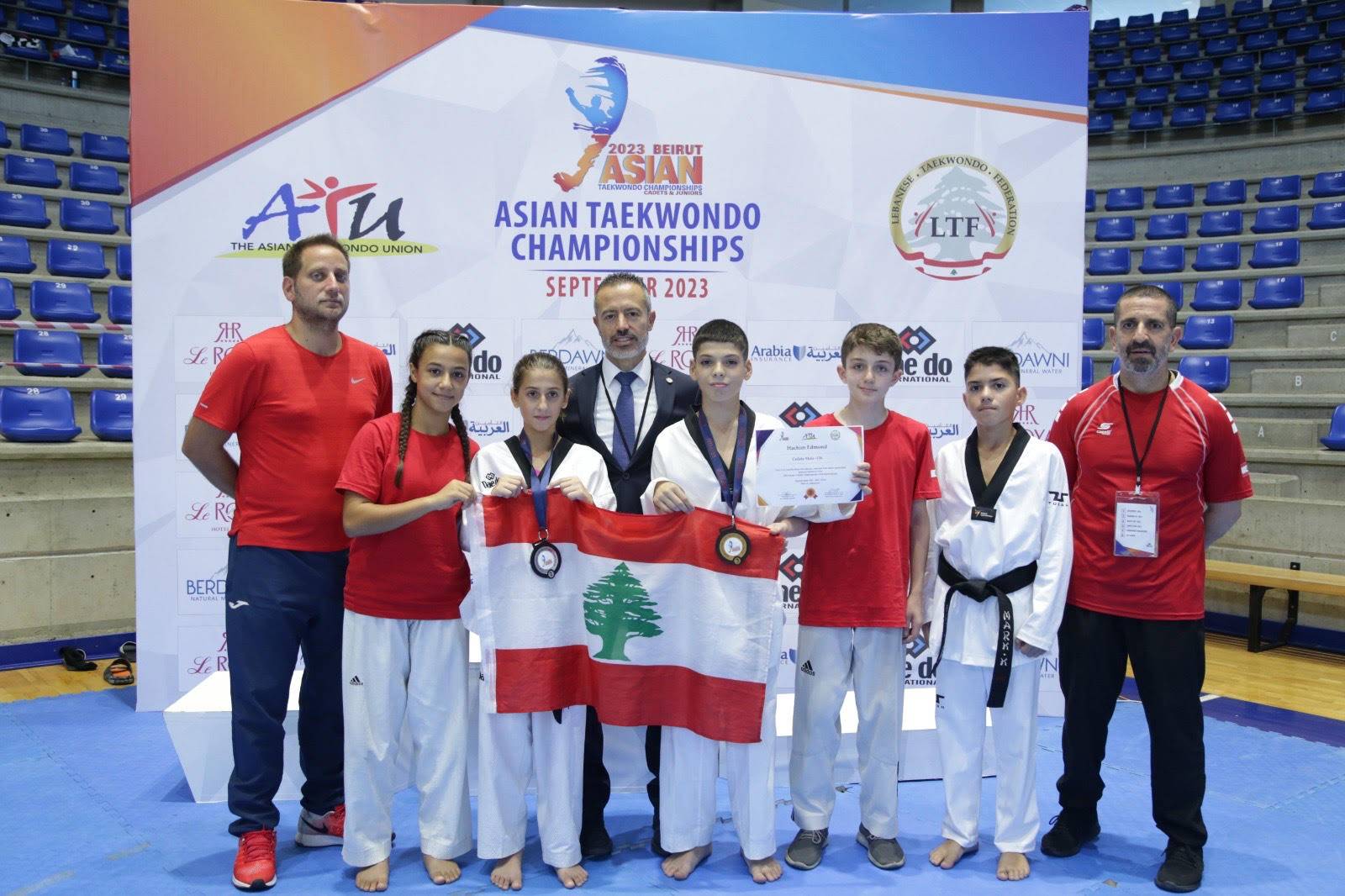 تايكواندو آسيا... فضية وبرونزية للبنانيين ابراهيم وهاشم