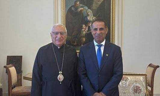 العبسي التقى سفير سلطنة عمان