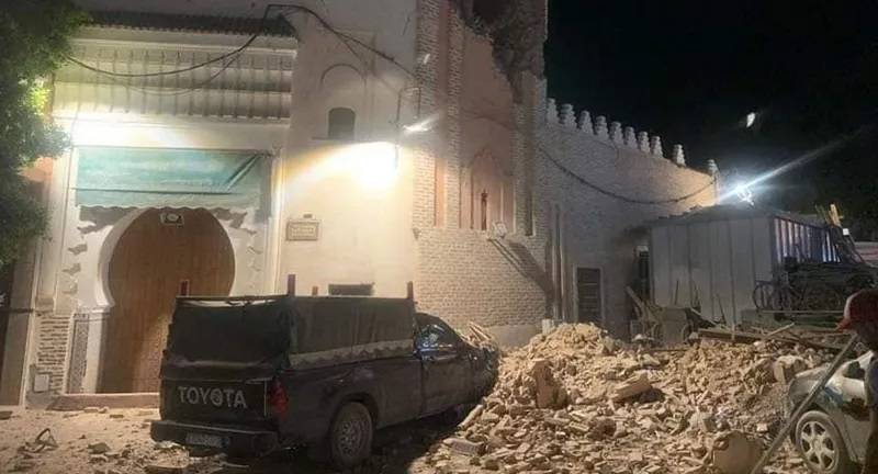 بالفيديو - المغرب... وميض أزرق غريب في السماء لحظة وقوع الزلزال