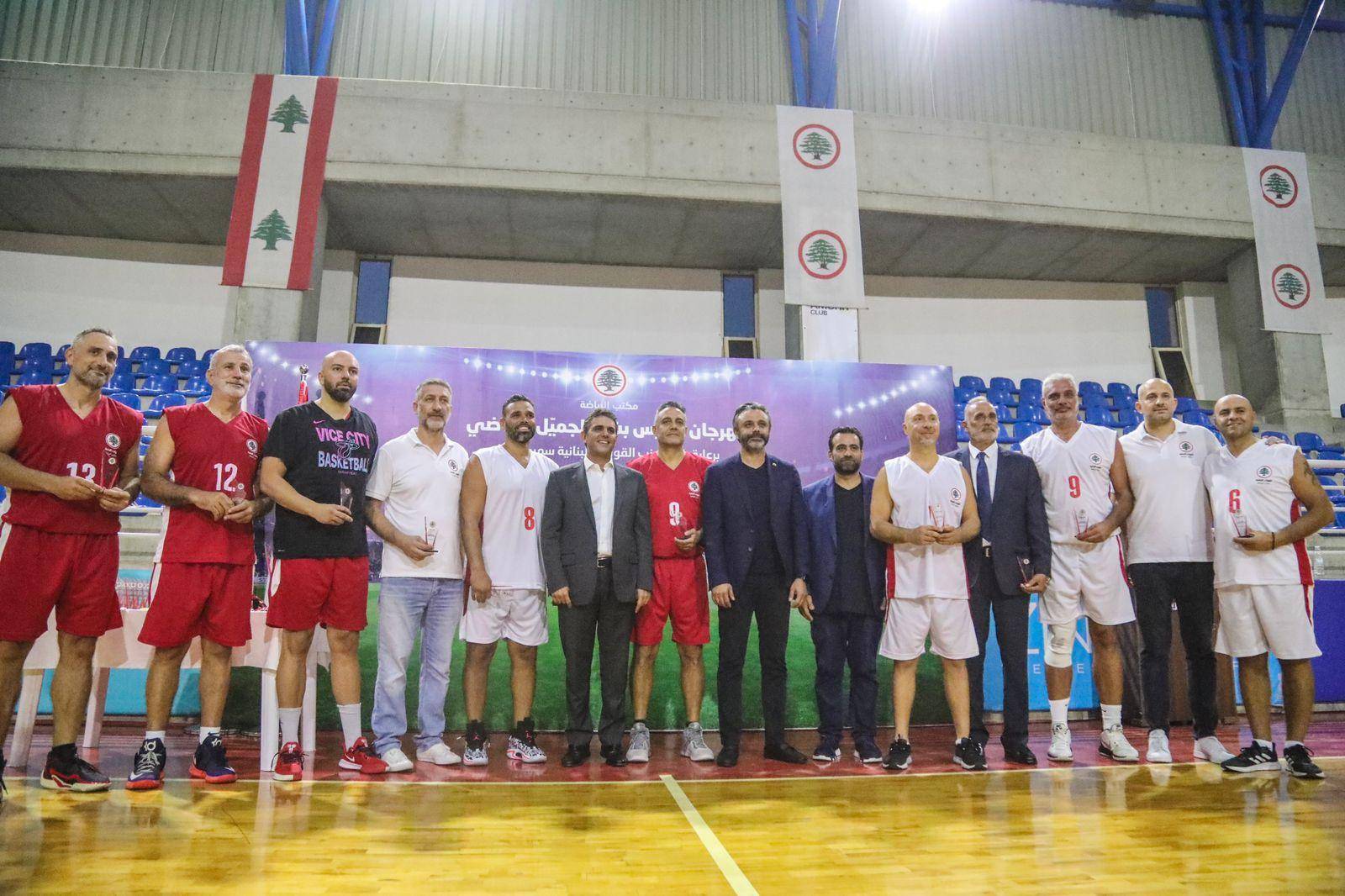 مهرجان بشير الجميل الرياضي
في السلة وكرة القدم المصغرة وكرة الطاولة