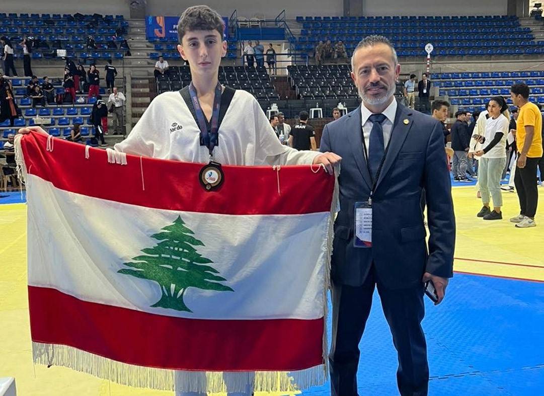 كيفن صوّان يمنح لبنان
ميداليته الرابعة في تايكواندو آسيا