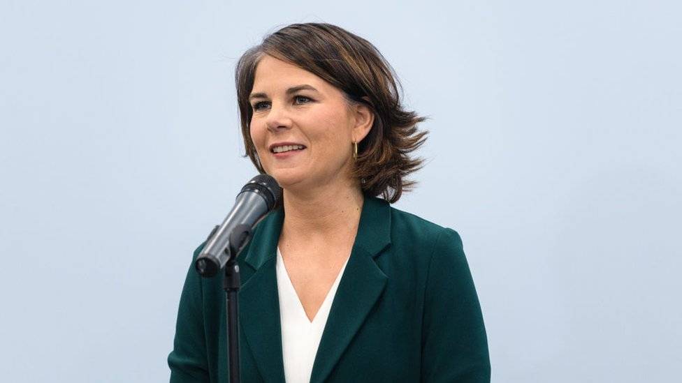 وزيرة الخارجية الألمانية في كييف